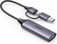 UGREEN Karta przechwytująca wideo HDMI na USB A+C 4K30Hz 1080P