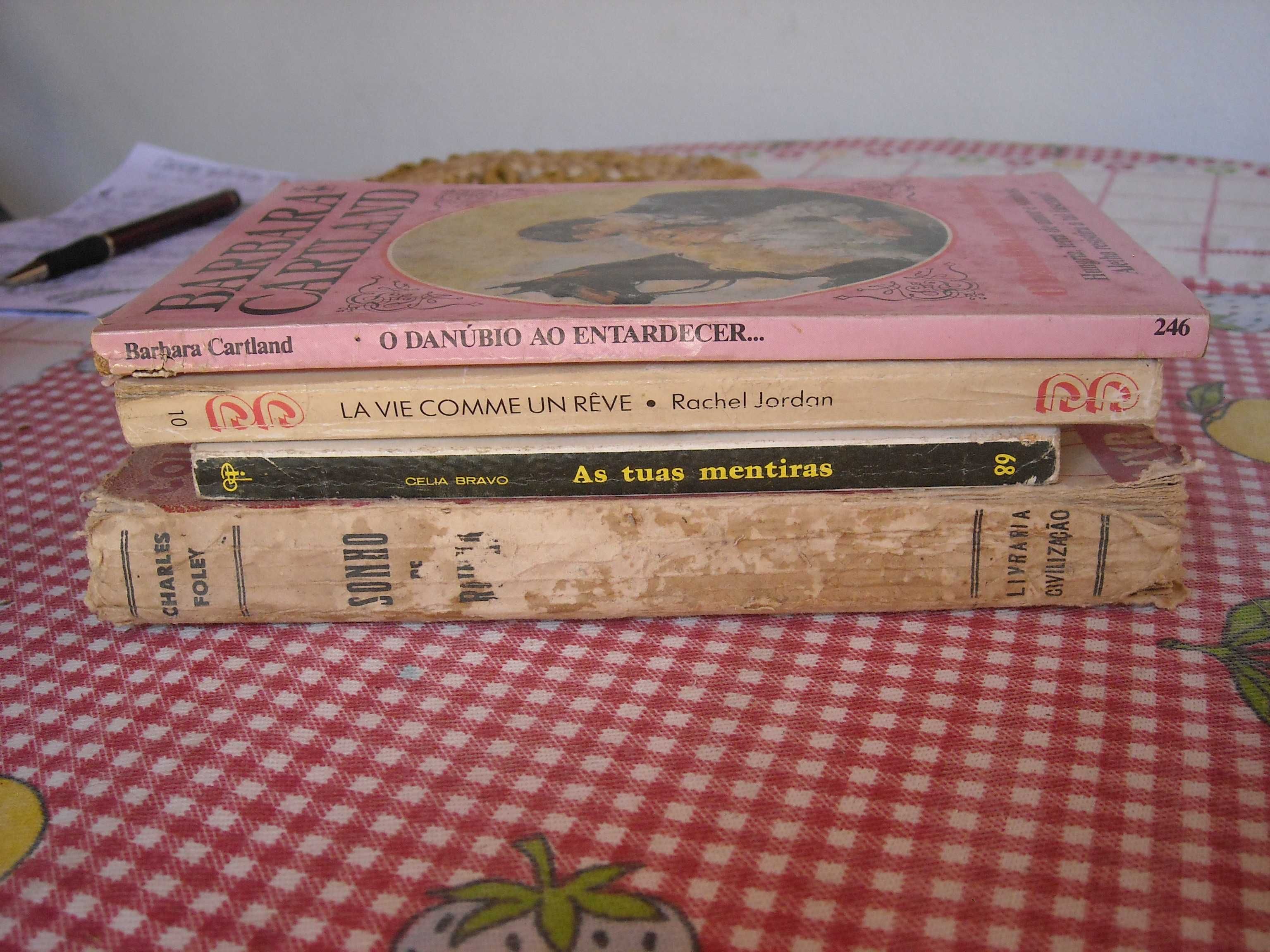 Livros antigos coleccao Flor / Colombine / Ciclame / Barbara Cartland