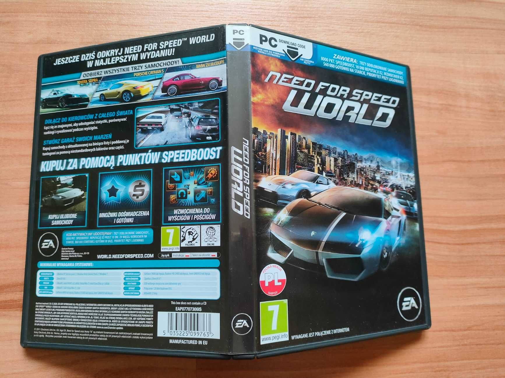 Need for Speed World NFS PC PL Premierowa