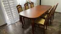 Stół drewniany gościnny+ krzesła