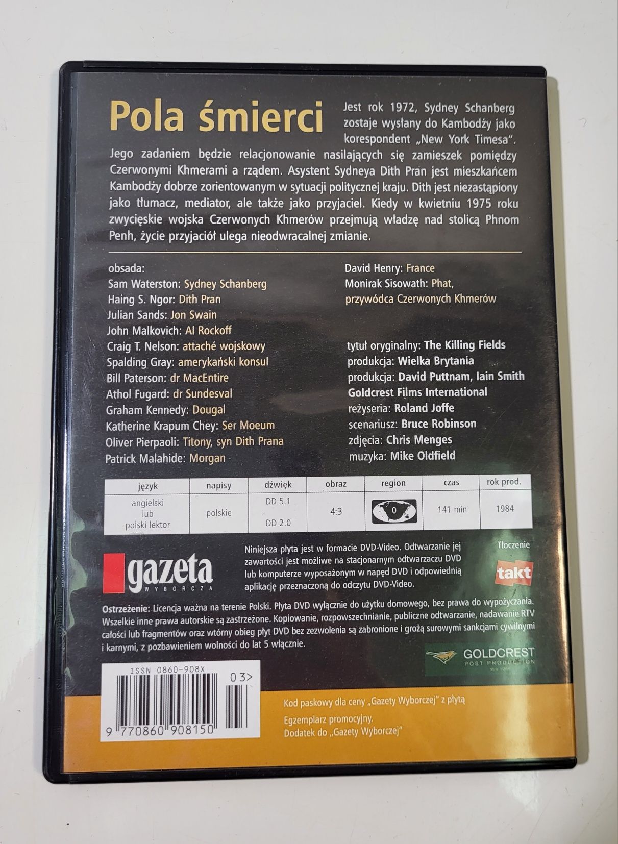 Pola śmierci film dvd