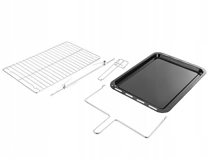 Mini PIEKARNIK ELEKTRYCZNY 45L Rożno + Termoobieg Grill Wolnostojący