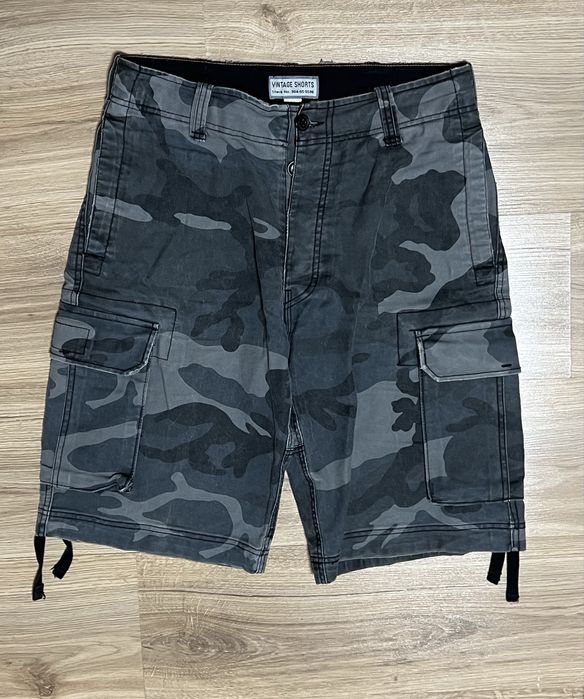 Шорты vintage военные камуфляж