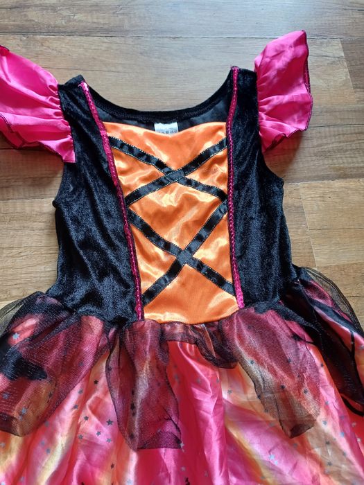 Czarownica wiedźma 98 104 przebranie na bal 3 4 halloween