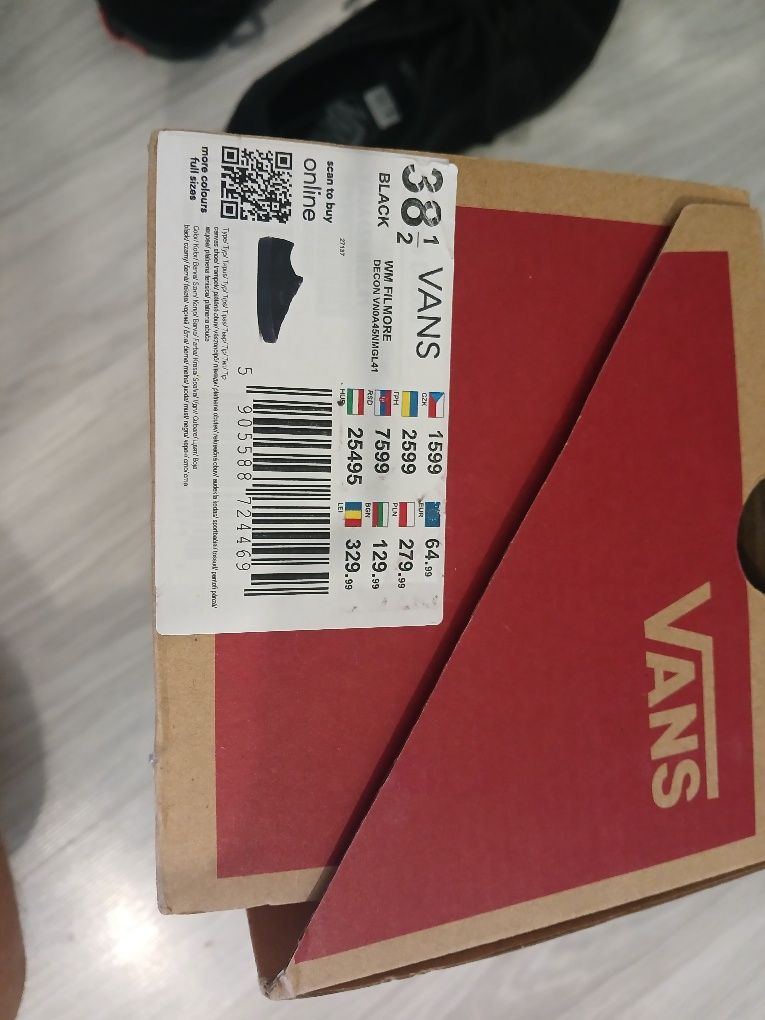 Buty vans czarne
