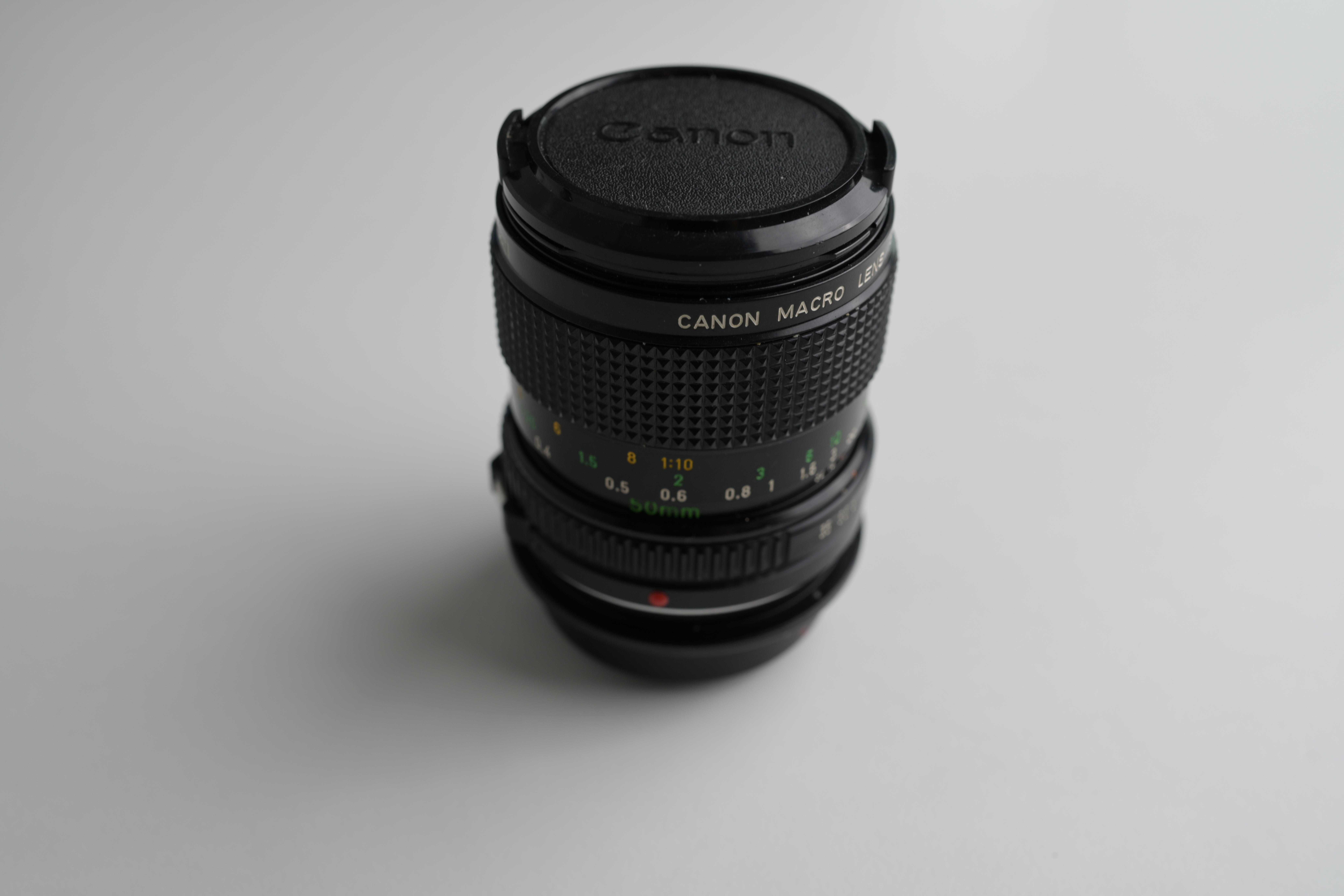 Obiektyw Canon Macro 50mm f3.5 + adapter do Fuji