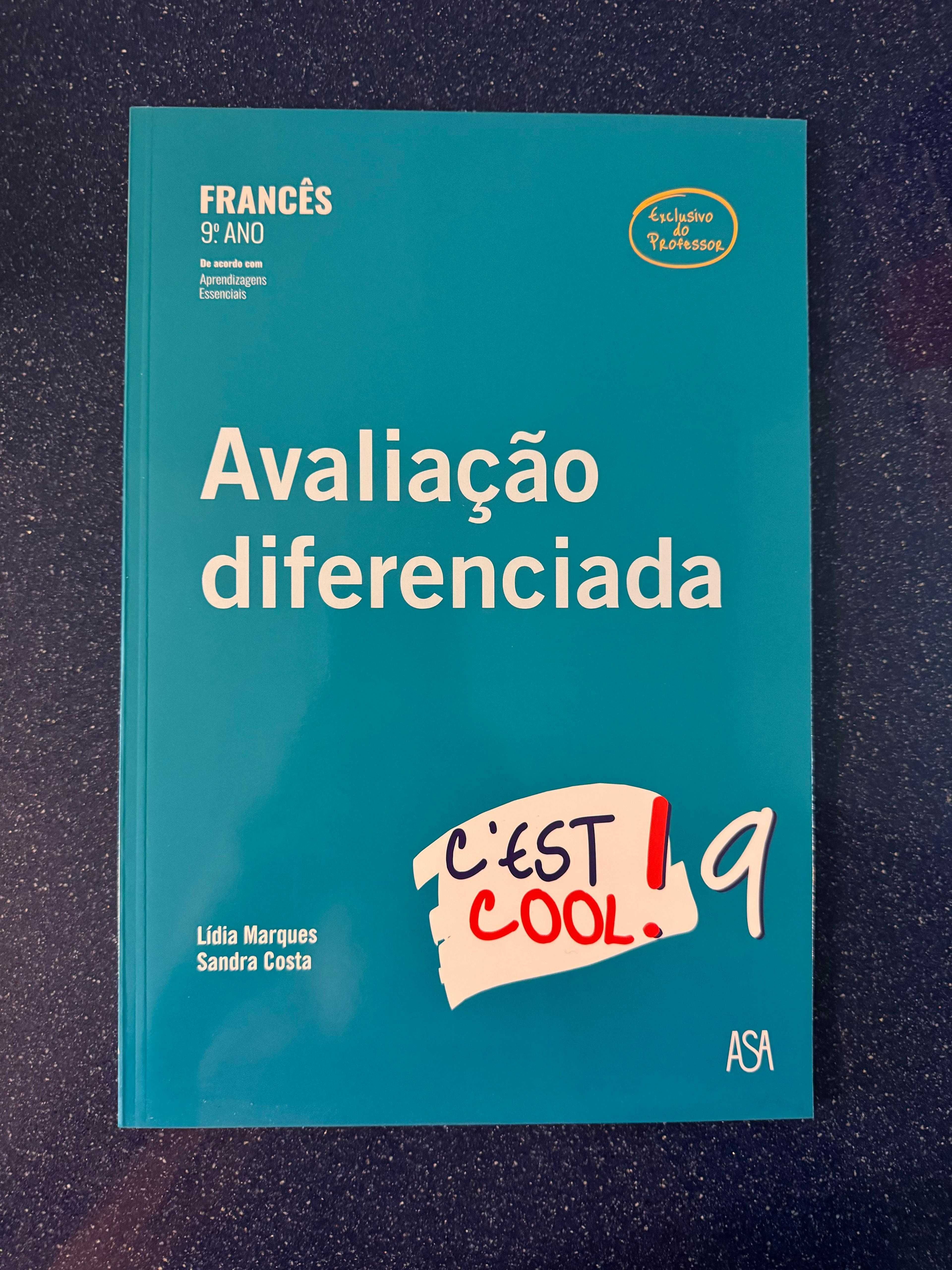 C'Est Cool ! Francês 9.º Ano ASA Editora Dossier de Professor NOVO