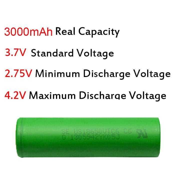 Аккумулятор высокотоковый 18650 Sony VTC 6 3000 mah (30А)