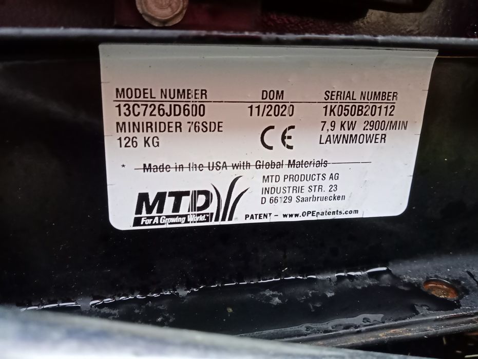 Kosiarka traktorek Murray MTD