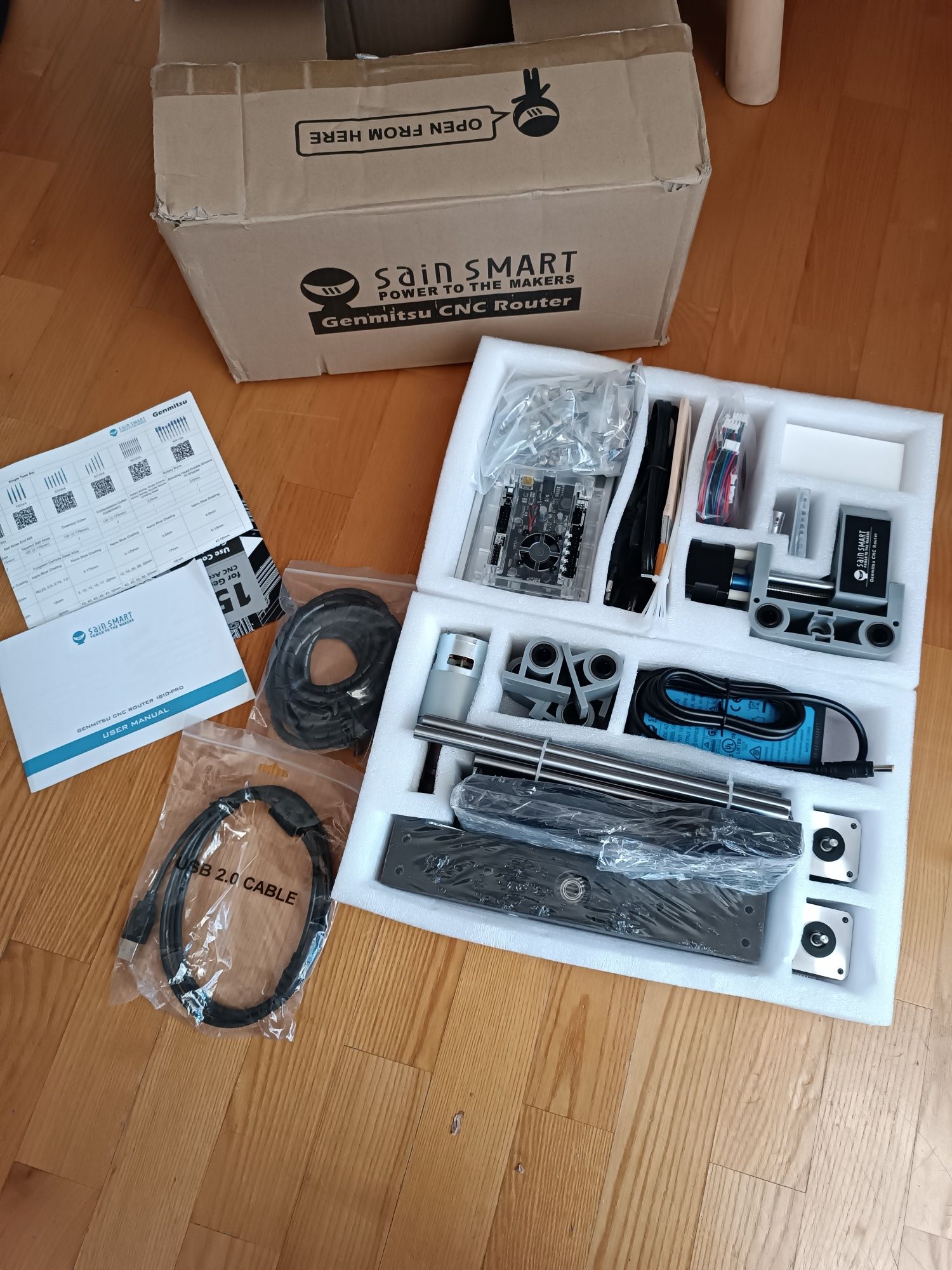 Frezarka grawerka SainSmart Genmitsu CNC Router 1810-PRO DIY Kit