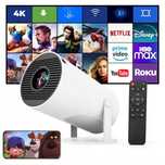 Projektor Pro 4K ultra HD WiFi6 BT5.0 Netflix Android 11 kino domowe