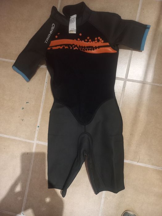 Fato surf Bodyboard  curto 12 anos