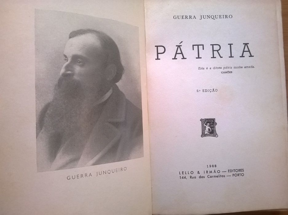 "Pátria" - Guerra Junqueiro (portes grátis)