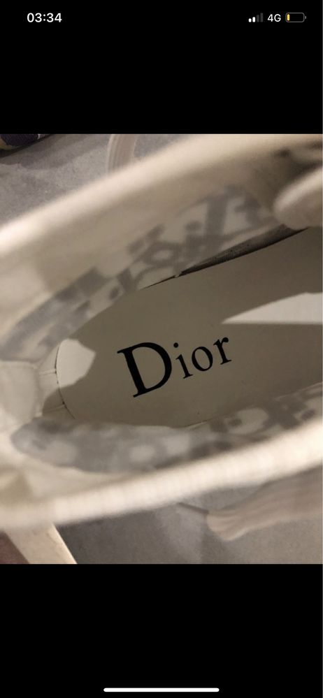 Tenis Dior unisexo