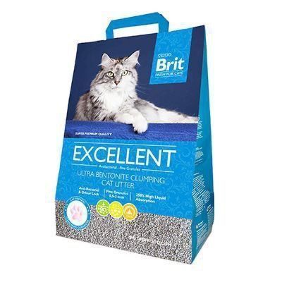 Наполнитель для котов бентонитовый Brit Fresh Excellent к