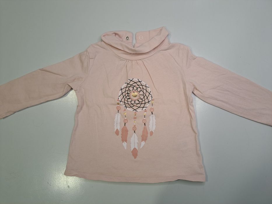 Bluzka z długim rękawem r. 86