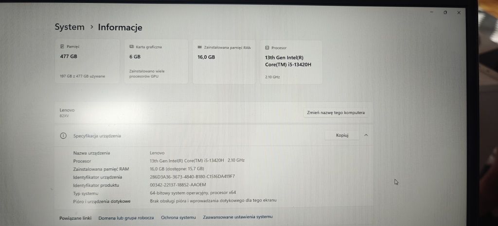 Laptop Lenovo LOQ 15IRH8