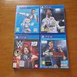 PS 4 cd's Fifa 18- Fifa 19 - PES 2018
