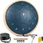 Bęben Językowy 13 cali 15 tonów MELOBEAT ST-015 zestaw 32CM granatowy
