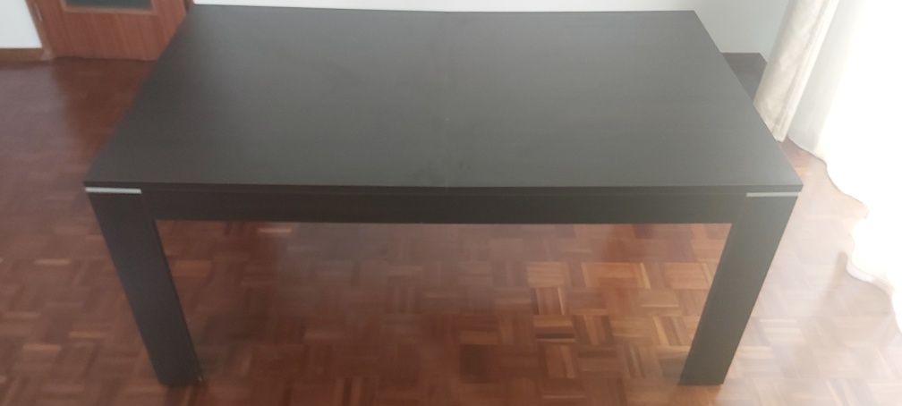 Mesa extensivel melamina cor wenge
