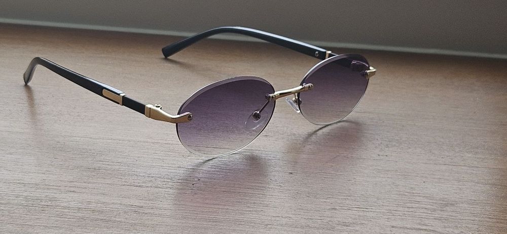 Очки безрамочные безоправные Gradient Gray