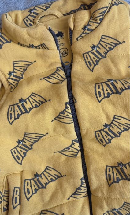 Dziecięce kamizelki / bezrękawniki z Batmana r. 86/92
