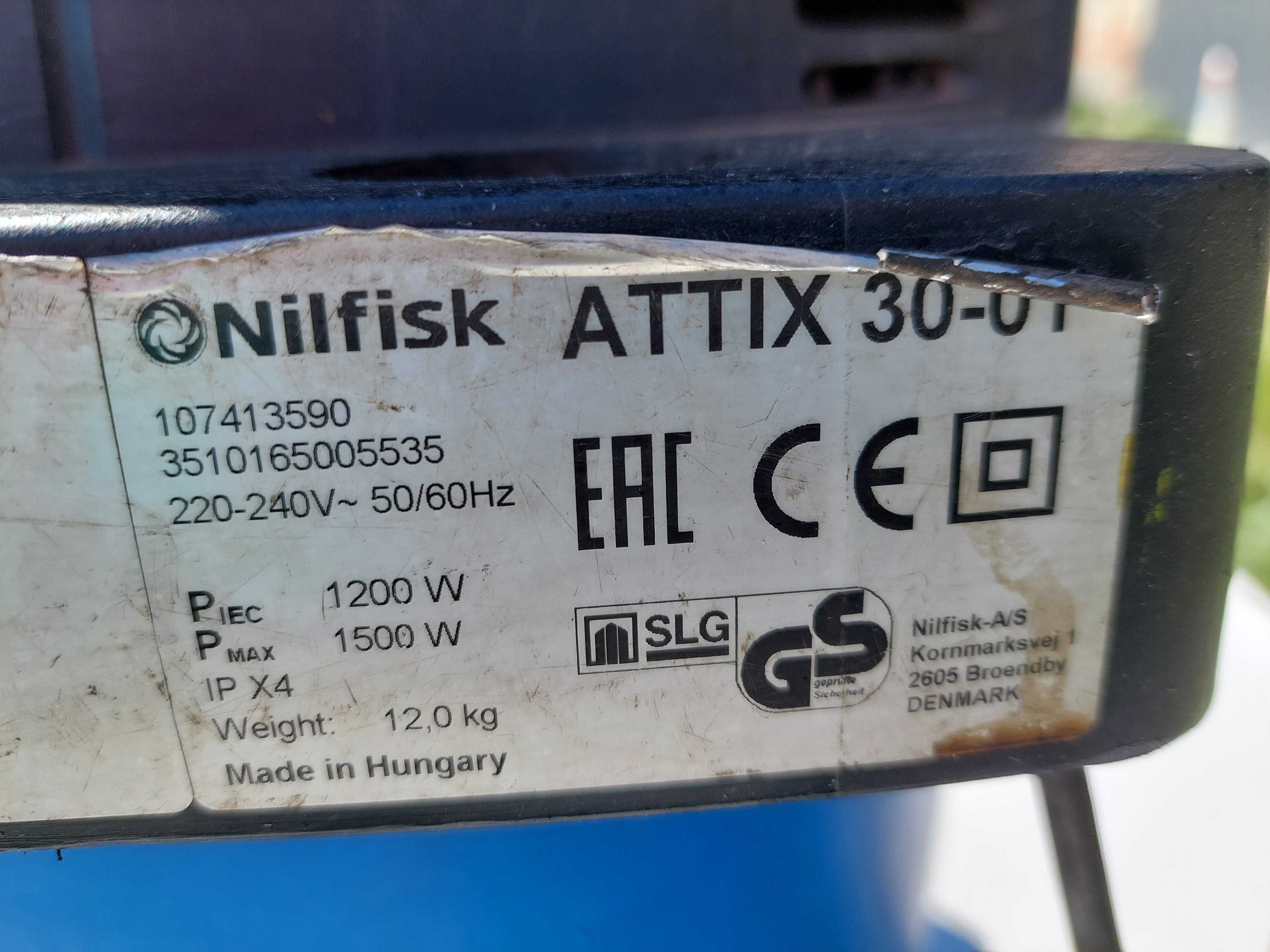 odkurzacz nilfisk attix 30