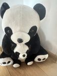 Duza przytulanka Panda z malenstwem
