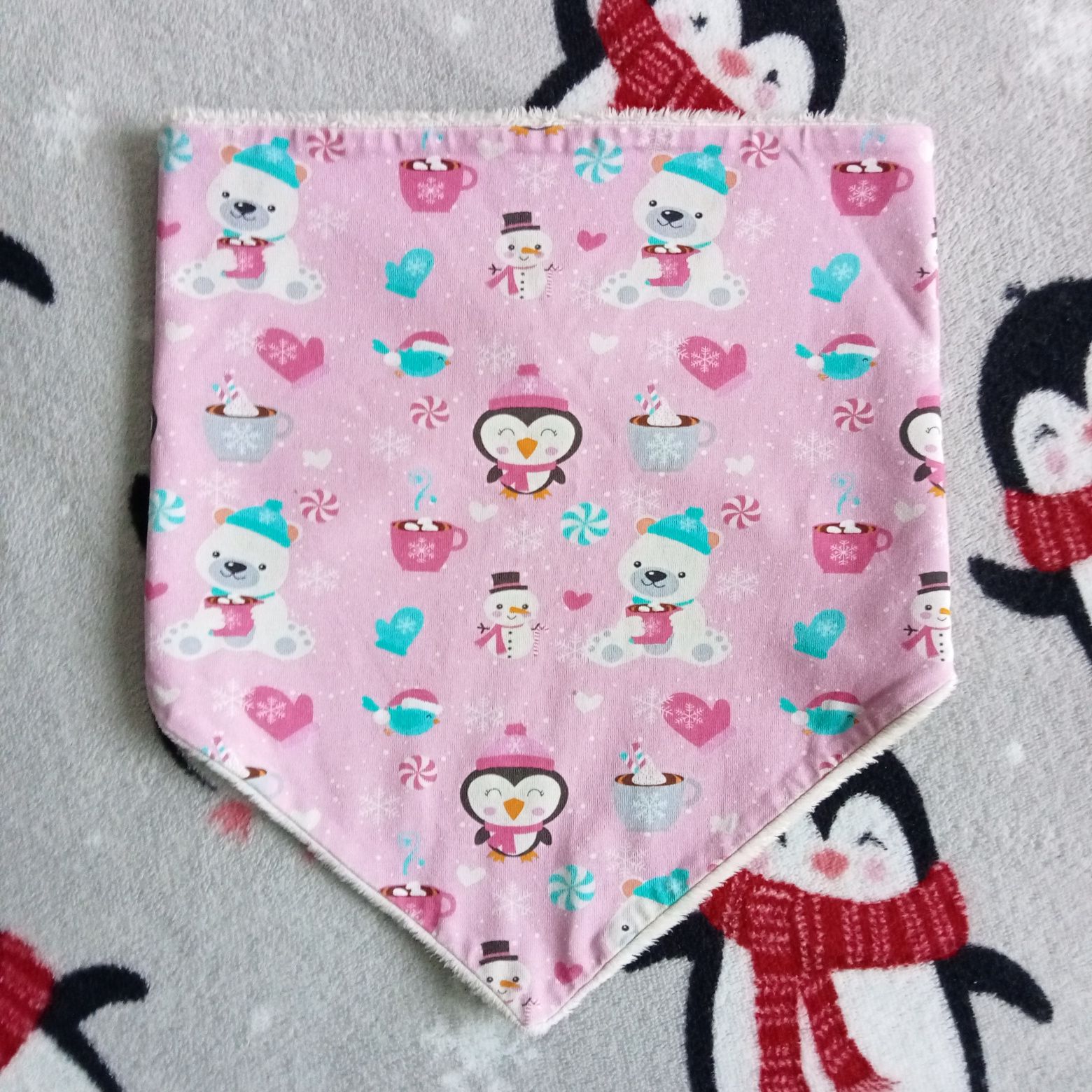 Chustka szalik zimowy bawełna small design