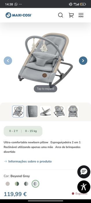 Espreguiçadeira Maxi Cosi Kori