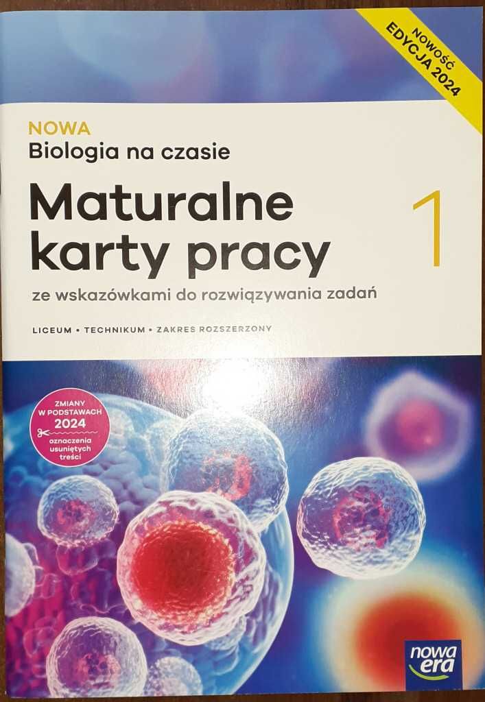 Karty pracy Biologia na czasie 1 edycja 2024