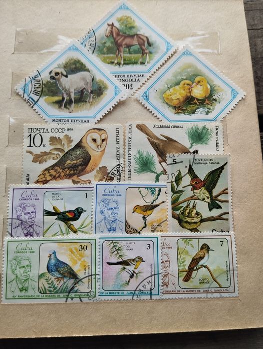 Продам шикарний, великий альбом з  різними колекціями марок. 18 стор