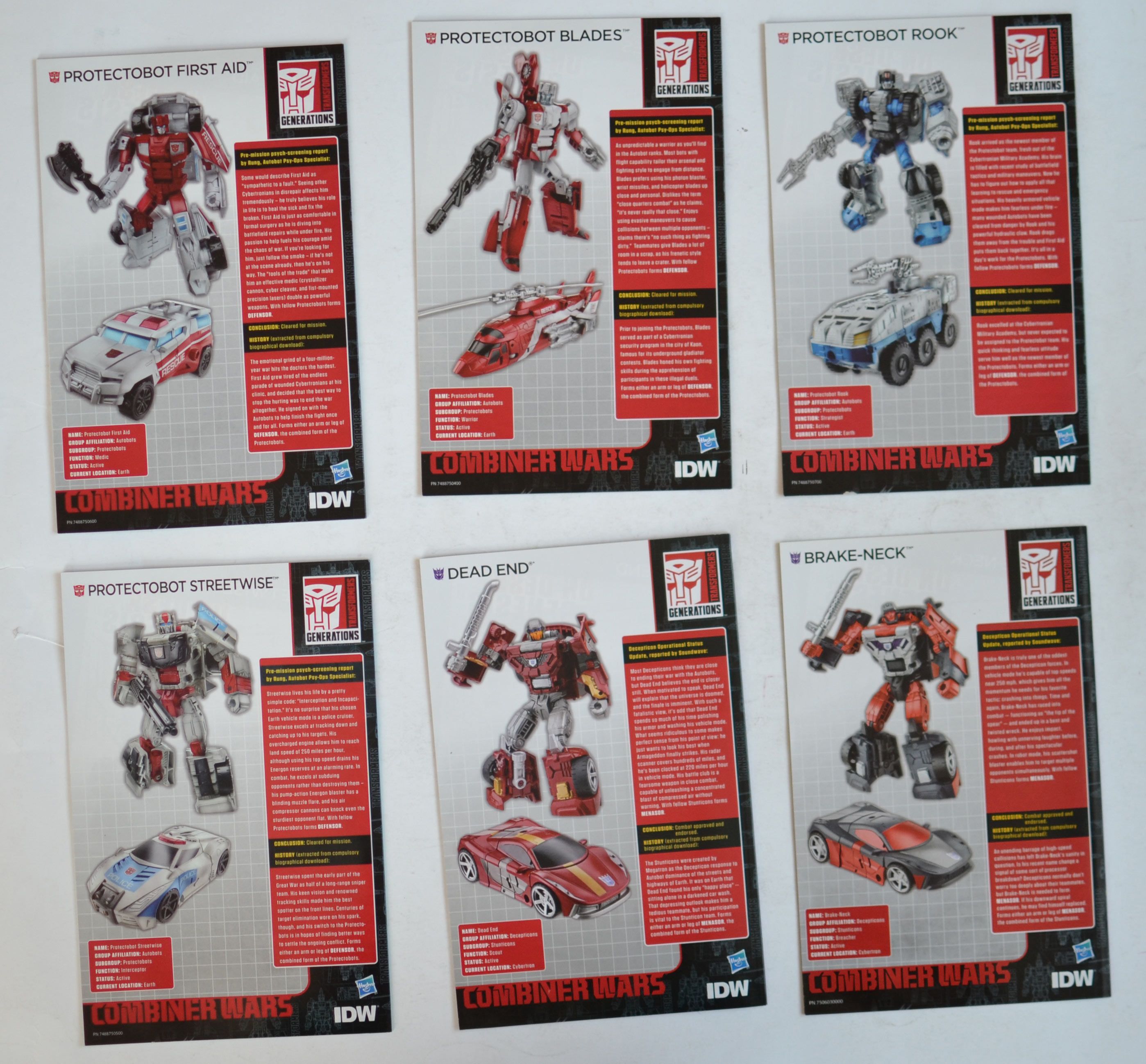 Transformers Combiner Wars Hasbro IDW Comics 2014 Komiksy zestaw