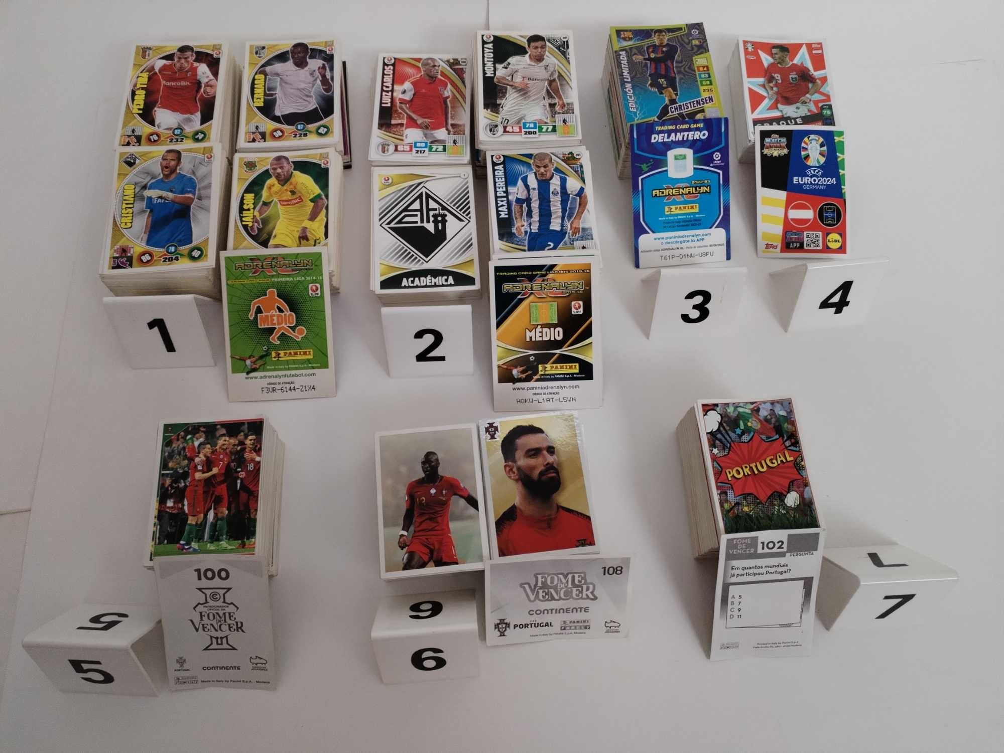 Cromos vários de Futebol