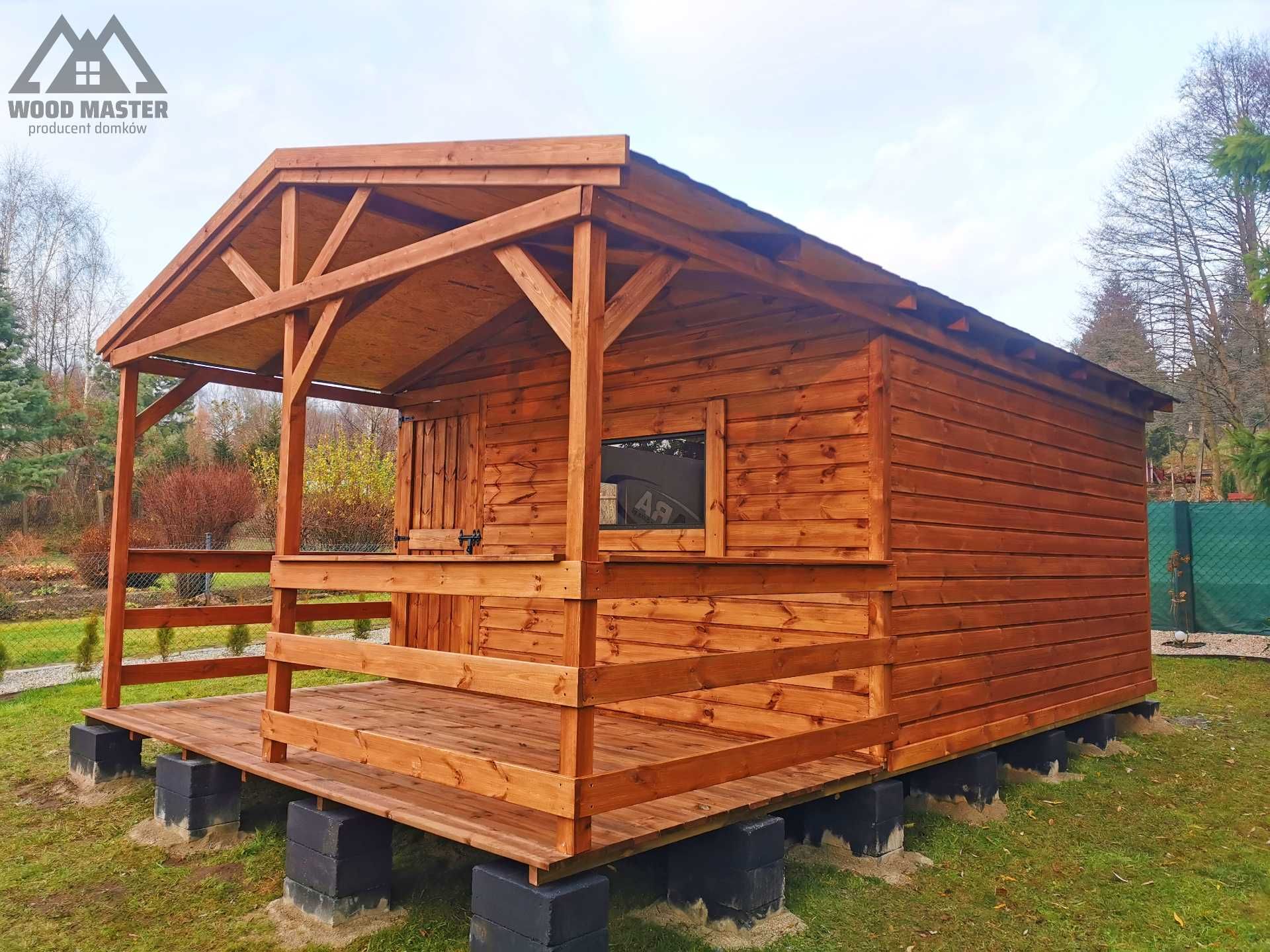 Domek drewniany 24m2 w gotowych elementach