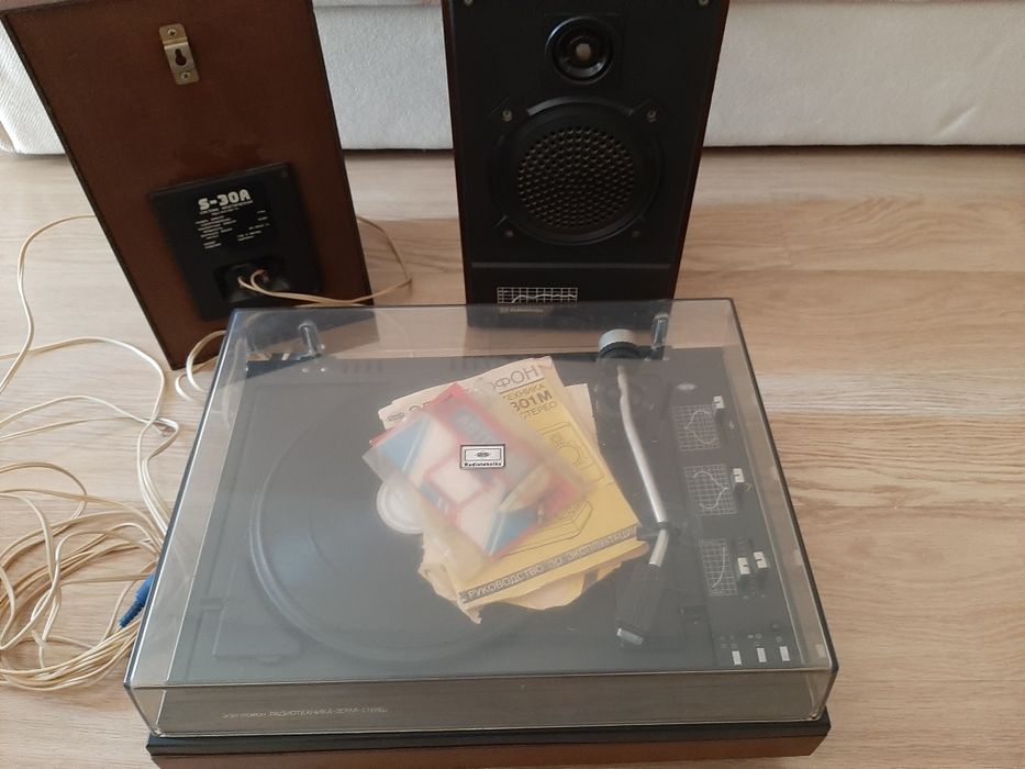 Радиотехника 301М стерео  +2 колонки ( 1988гг)