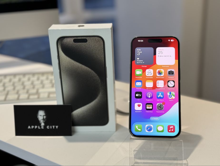 Ідеал IPhone 15 Pro Max 256 Natural Titanium Гарантія Магазин+обмін
