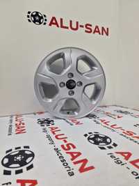 NOWE alufelgi NISSAN 15" 4x100 Almera Kubistar Micra Pixo Srebrne