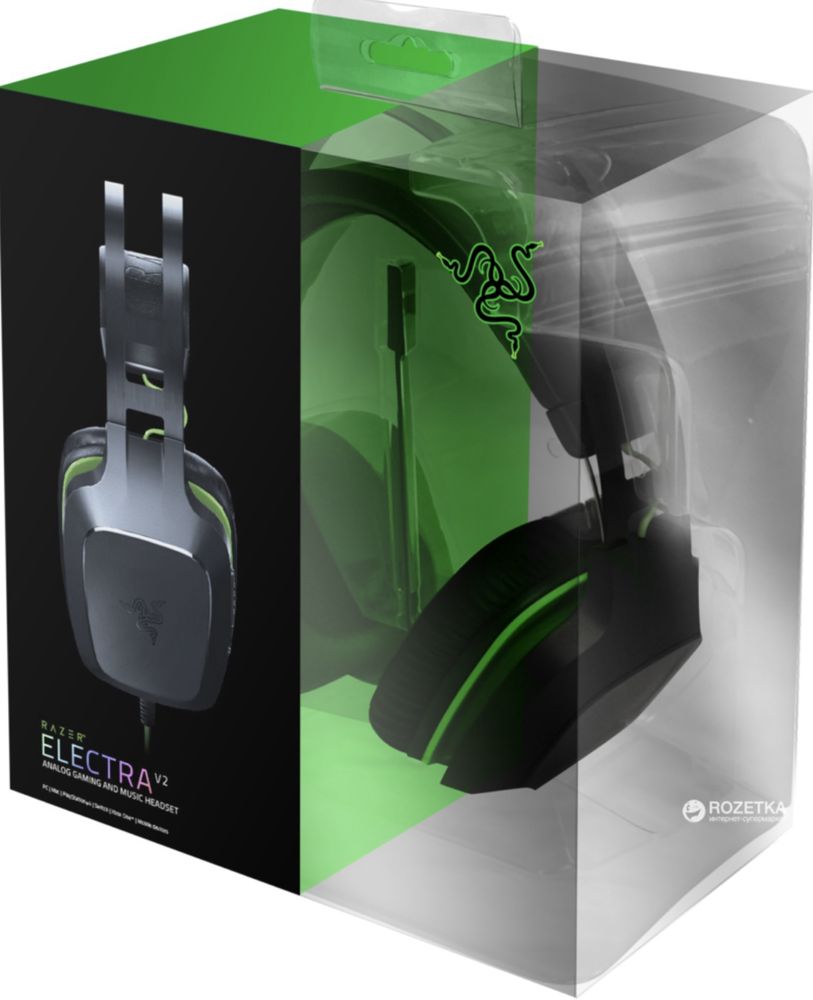 Игровые наушники razer electra v2