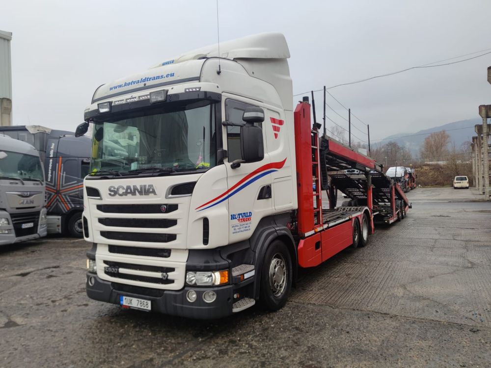 Scania R500 V8  6x2 autotransporter Kassbohrer 2013 r