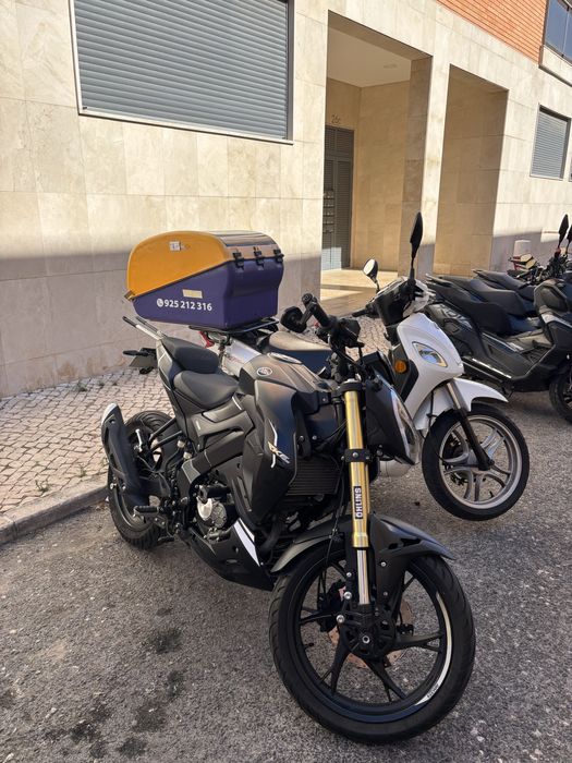 Keeway rkf 125 / mais um par de pneus novos e uma ponteira