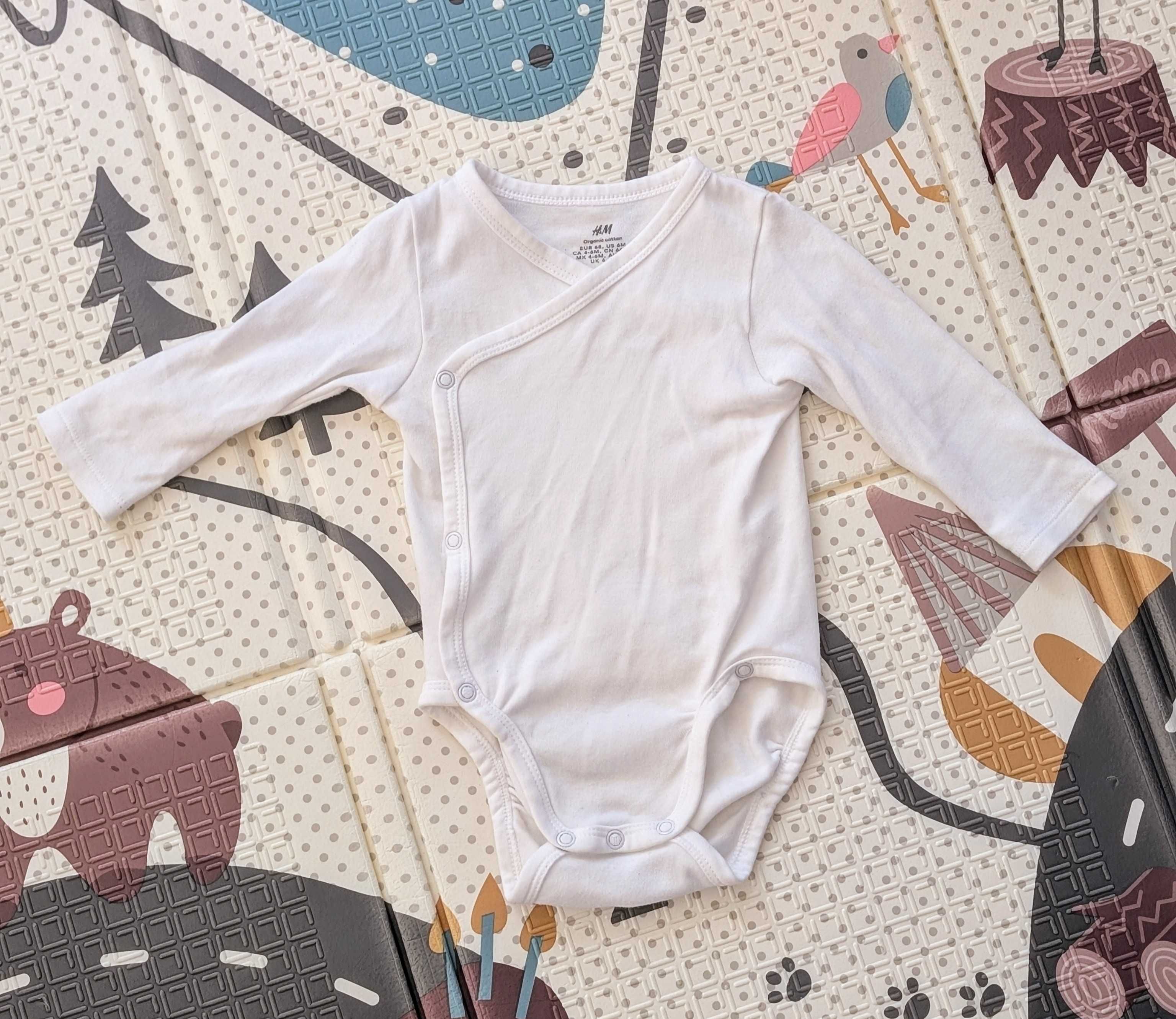 Body kopertowe białe h&m 68 stan bdb