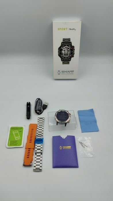 smartwatch męski rozmowy wielofunkcyjny monitorowanie tętna