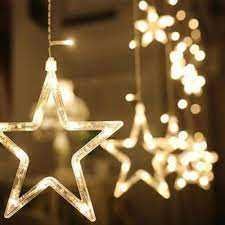 Світлодіодна гірлянда штора 3х1 м Зірки 138 LED
