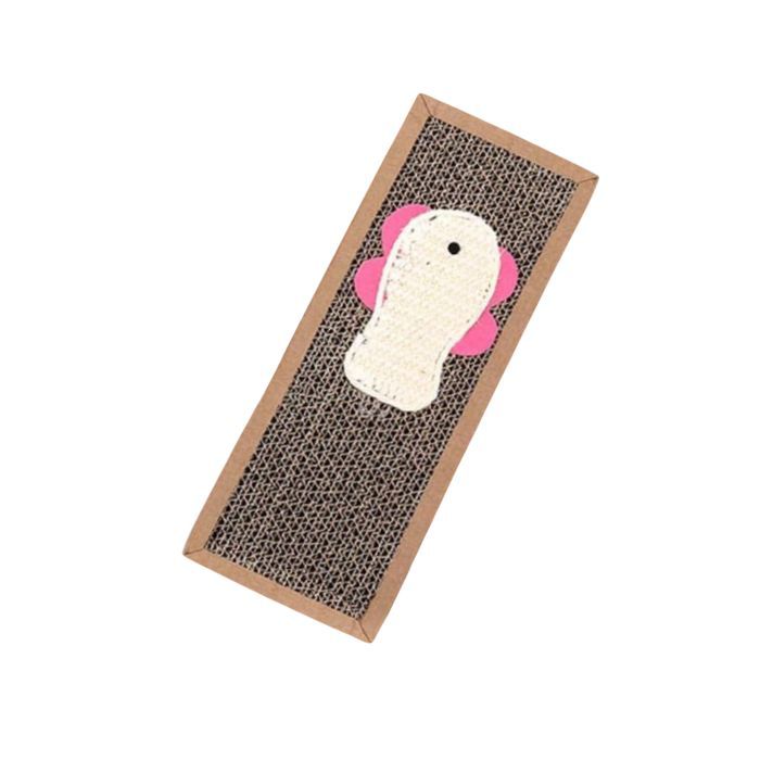 Drapak dla Kota Kartonowy Zabawka Ryba Legowisko 37x12x5 roz poziomy