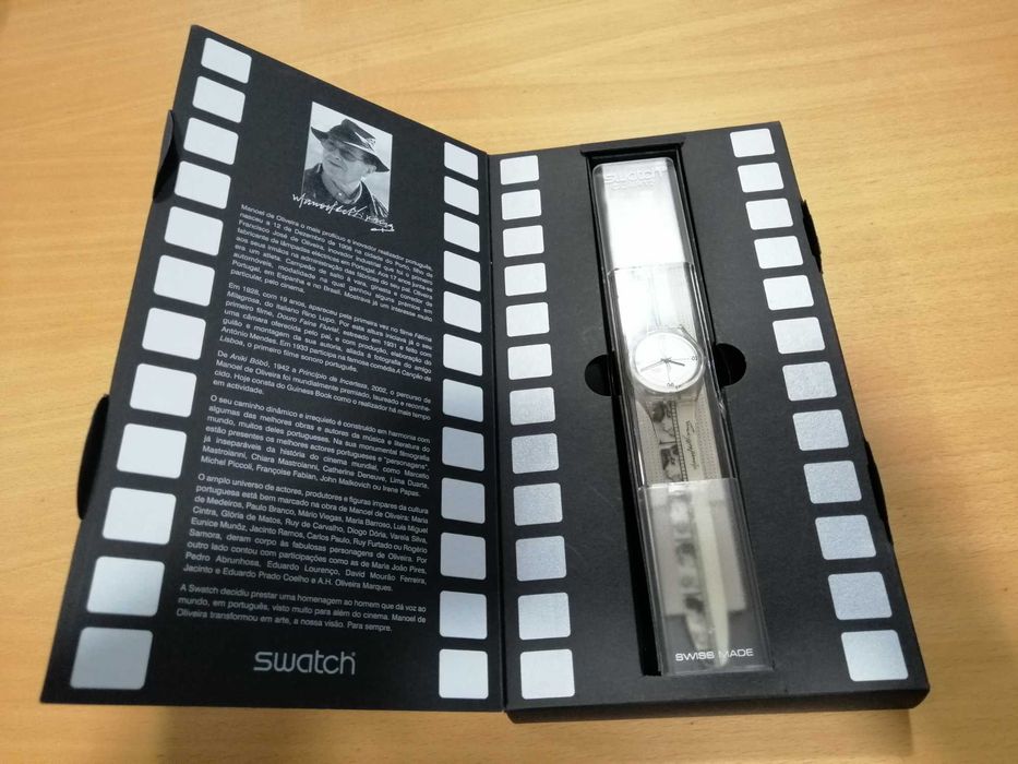 Swatch Manoel de Oliveira edição colecionador