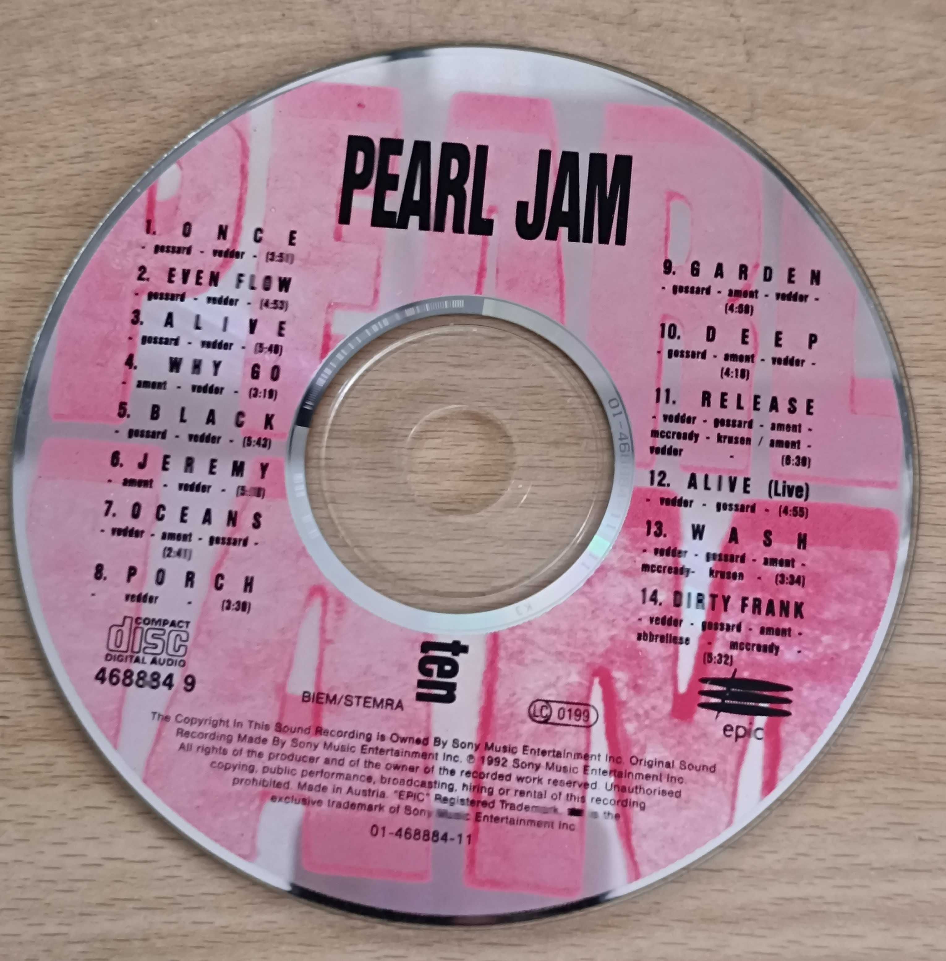 2 CDs Pearl Jam : Ten e Vs.