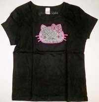 T-Shirt Preta Hello Kitty, Nova