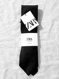Krawat męski z tkaniny Ottoman z jedwabiu | Kolekcja Zara Men | M