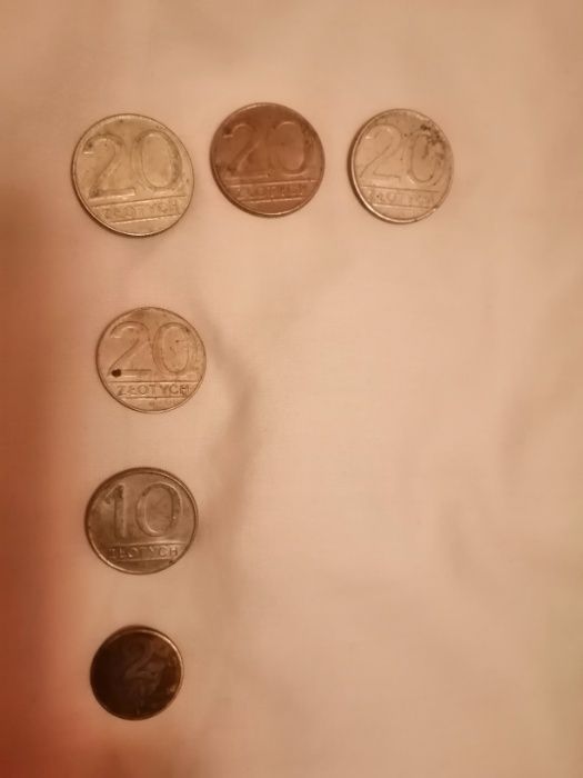 Польські монети. Польские злотые.